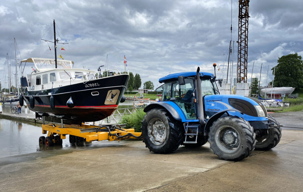 Bootstalling en -behandeling voor de winter